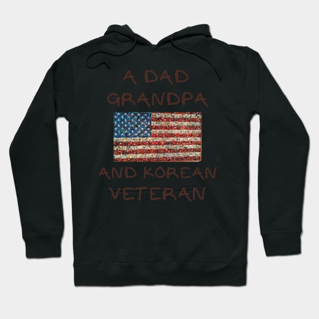 A dad grandpa and korean veteran Hoodie by IOANNISSKEVAS